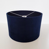 Navy Blue Lampshade with Navy Blue Lining