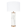 Ceramic Marble Effect Table Lamp