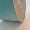 Light Mint Green Lampshade in Velvet with Champagne Lining