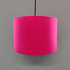 Bright Pink Velvet Lampshade