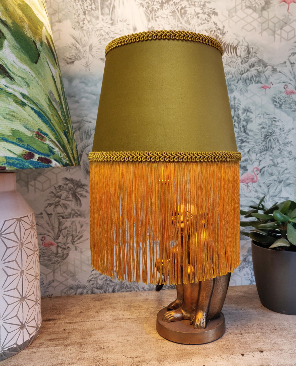 gold tassel lamp