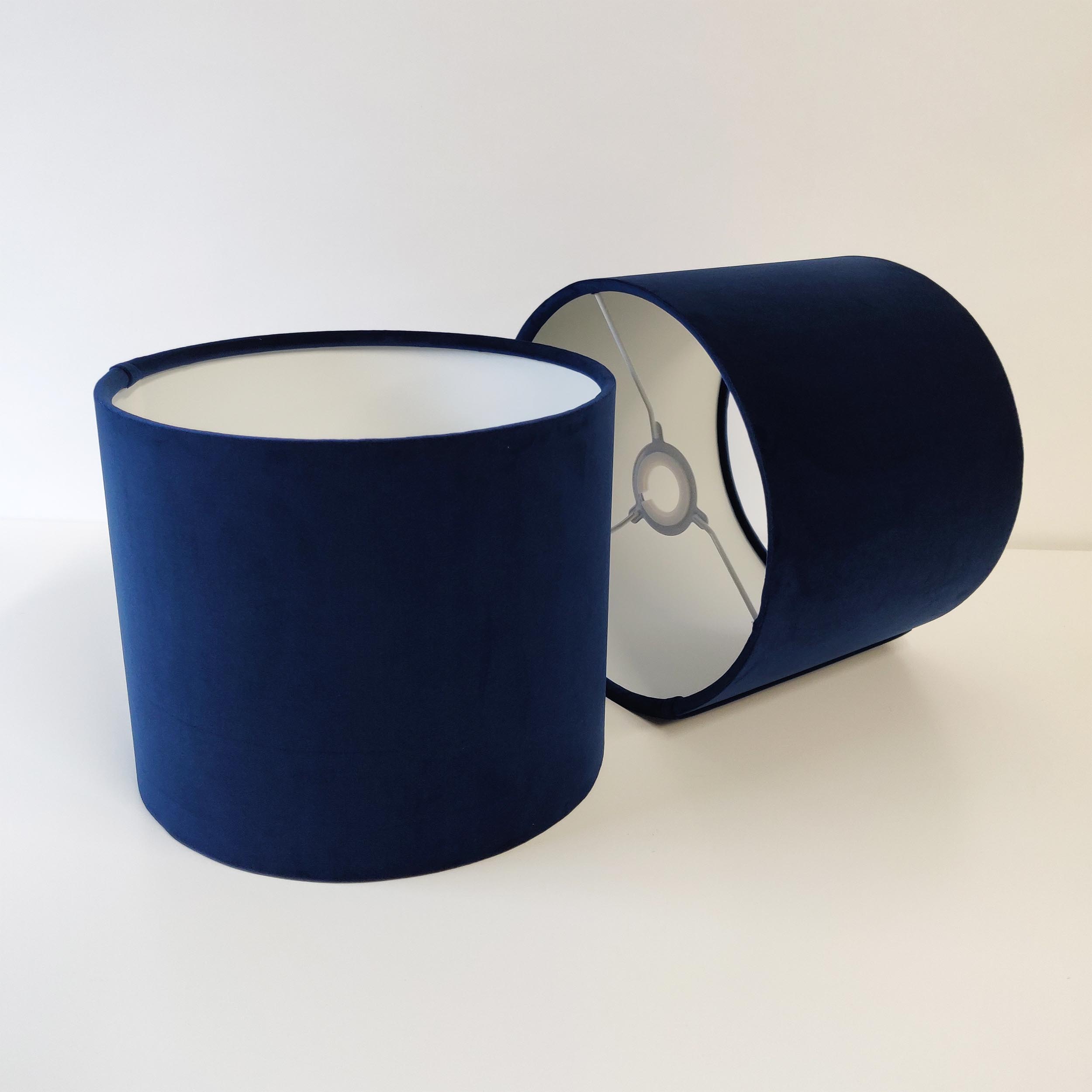 New Navy Blue Lampshade, Velvet