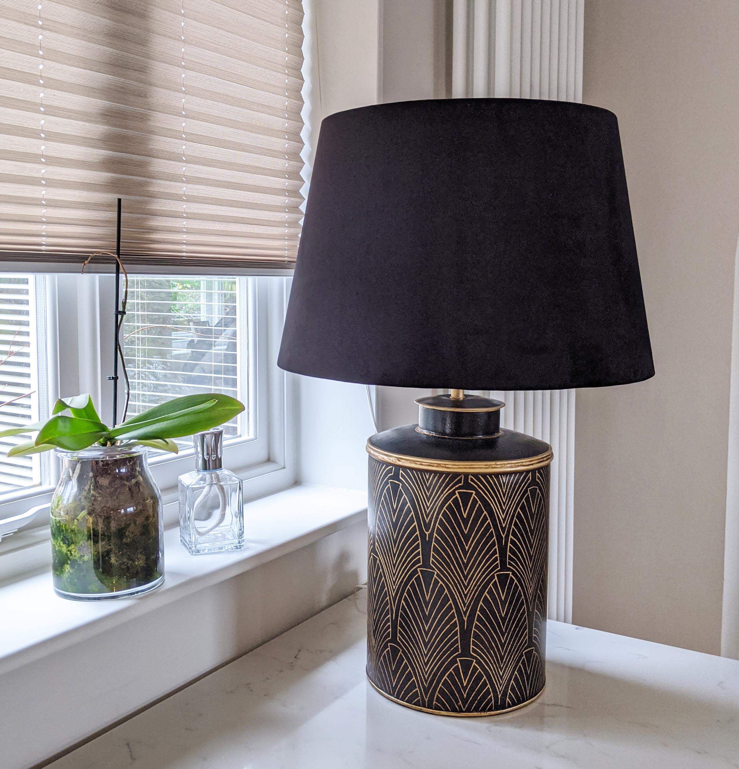 large black table lamp