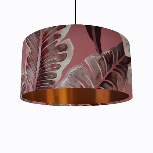 Pink and copper lampshade 2025