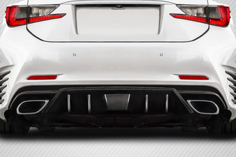 2015-2019 Lexus RC-F Carbon Creations Downforce Aero Rear Diffuser - 1 Piece