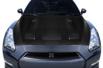 2009-2016 Nissan GT-R R35 Carbon Creations Geo6ix GT2 Hood - 1 Piece