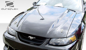 1999-2004 Ford Mustang Duraflex Cowl Hood - 1 Piece