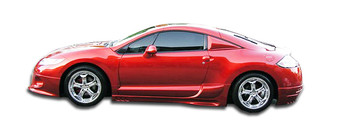 2006-2012 Mitsubishi Eclipse Duraflex Racer Side Skirts Rocker Panels - 2 Piece