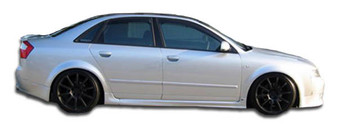 2002-2008 Audi A4 S4 4DR Wagon Duraflex Type A Side Skirts Rocker Panels - 2 Piece (S)
