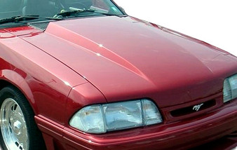 1987-1993 Ford Mustang Duraflex 2" Cowl Hood - 1 Piece