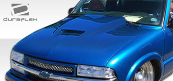 1994-2004 Chevrolet S-10 1995-2004 Blazer 1994-2004 Sonoma 1995-2001 Jimmy 1998-2000 Envoy Duraflex Ram Air Hood - 1 Piece
