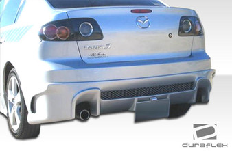 2004-2009 Mazda 3 4DR Duraflex Raven Rear Bumper Cover - 1 Piece