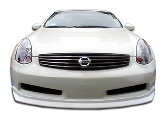 2006-2007 Infiniti G Coupe G35 Sport Polyurethane D-Spec Front Lip Under Spoiler Air Dam - 1 Piece (S)