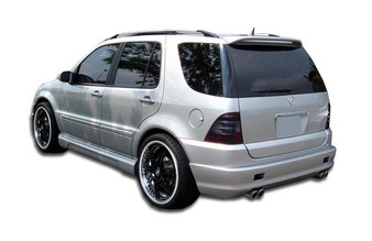 1998-2001 Mercedes ML Class W163 Duraflex W-1 Rear Lip Under Spoiler Air Dam - 1 Piece (S)