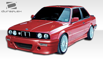 1984-1991 BMW 3 Series E30 2DR 4DR Duraflex CSL Look Front Bumper Cover - 1 Piece