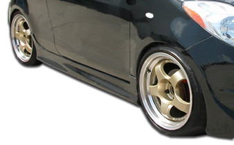 2007-2011 Toyota Yaris 3DR HB Duraflex Genesis Side Skirts Rocker Panels - 2 Piece