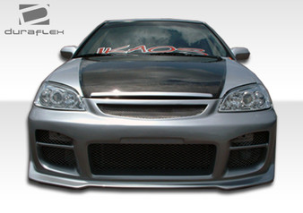 2001-2003 Honda Civic 2dr / 4DR Duraflex R34 Front Bumper Cover - 1 Piece