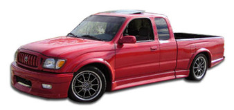 2001-2004 Toyota Tacoma Extended Cab Duraflex TD3000 Side Skirts Rocker Panels - 4 Piece