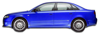 2002-2008 Audi A4 B6 B7 S4 4DR Wagon Duraflex DTM Look Side Skirts Rocker Panels - 2 Piece