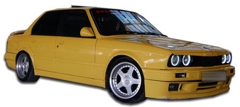1984-1991 BMW 3 Series E30 4DR Duraflex M-Tech Side Skirts Rocker Panels - 2 Piece