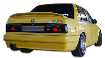 1988-1991 BMW 3 Series E30 2DR 4DR Duraflex M-Tech Rear Bumper Cover - 1 Piece