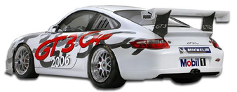 2005-2008 Porsche 911 Carrera 997 C4 C4S Turbo Duraflex Cup Car Look Rear Bumper Cover - 1 Piece (S)