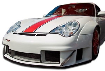 2002-2004 Porsche 911 Carrera 996 C2 C4 Duraflex GT3 RSR Look Wide Body Front Under Spoiler Air Dam Lip Splitter - 1 Piece