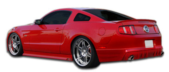 2010-2012 Ford Mustang V6 Duraflex Racer Rear Lip Under Spoiler Air Dam - 1 Piece (S)