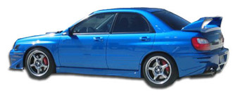 2002-2007 Subaru Impreza WRX STI Duraflex Zero Side Skirts Rocker Panels - 2 Piece