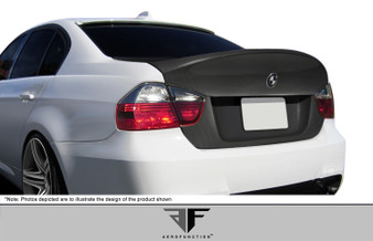 2006-2008 BMW 3 Series E90 4DR Carbon AF-1 Trunk Lid ( CFP ) - 1 Piece