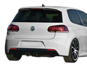 2010-2014 Volkswagen Golf Duraflex R Look Rear Bumper Cover - 1 Piece