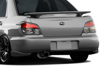 2004-2007 Subaru Impreza WRX STI 4DR Duraflex C-Speed 2 Rear Add Ons Spat Bumper Extensions - 2 Piece