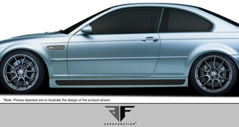 2001-2006 BMW M3 E46 Convertible 2DR AF-2 Side Skirts ( GFK ) - 2 Piece