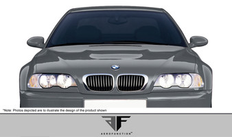 2001-2006 BMW M3 E46 Convertible 2DR AF-1 Hood ( GFK ) - 1 Piece