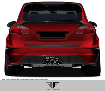 2011-2014 Porsche Cayenne AF-1 Wide Body Rear Bumper Cover ( GFK ) - 3 Piece (S)