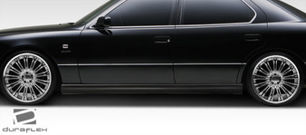 1995-2000 Lexus LS Series LS400 Duraflex VIP Design Side Skirts Rocker Panels - 2 Piece