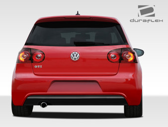 2006-2009 Volkswagen Golf GTI Rabbit Duraflex R Look Rear Bumper Cover - 1 Piece