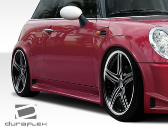 2002-2006 Mini Cooper Duraflex Type Z Wide Body Fender Flares - 6 Piece