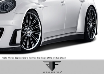 2010-2015 Porsche Panamera Urethane AF-1 Wide Body Side Skirts ( PUR-RIM ) - 2 Piece (S)