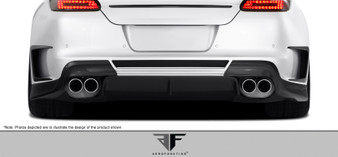 2010-2013 Porsche Panamera Carbon AF-1 Wide Body Rear Add-Ons with Diffuser ( CFP ) - 3 Piece (S)