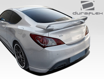 2010-2016 Hyundai Genesis Coupe 2DR Duraflex RS-1 Rear Add On Bumper Spat Extensions - 2 Piece (S)