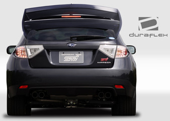 2008-2011 Subaru Impreza 5DR 2008-2014 Subaru WRX STI 5DR Duraflex WRC Look Rear Wing Trunk Lid Spoiler - 1 Piece
