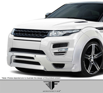 2012-2015 Land Rover Range Rover Evoque AF-1 Front Add On Spoiler ( GFK ) - 2 Piece