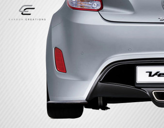 2012-2017 Hyundai Veloster Carbon Creations GT Racing Rear Splitters - 2 Piece (S)