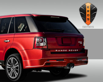 2010-2013 Land Rover Range Rover Sport Eros Version 1 Rear Lip Under Spoiler Air Dam ( center exhaust ) - 3 Piece