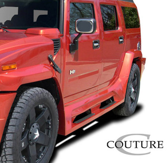 2003-2009 Hummer H2 Couture Urethane Vortex Wide Body Side Skirt Rocker Panels - 2 Piece (S)