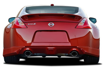 2009-2019 Nissan 370Z Z34 Couture Urethane Vortex Rear Add Ons Spat Extensions - 2 Piece