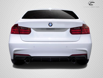 2012-2018 BMW 3 Series F30 Carbon Creations M Performance Look Rear Diffuser ( will only fit M Sport bumpers ) - 1 Piece