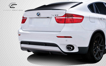 2010-2014 BMW X6 E71 E72 Carbon Creations M Performance Look Rear Diffuser Lip Under Air Dam Spoiler - 1 Piece (S)