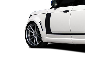 2013-2015 Land Rover Range Rover Urethane AF-1 Wide Body Front Fender Flares ( PUR-RIM ) - 2 Piece